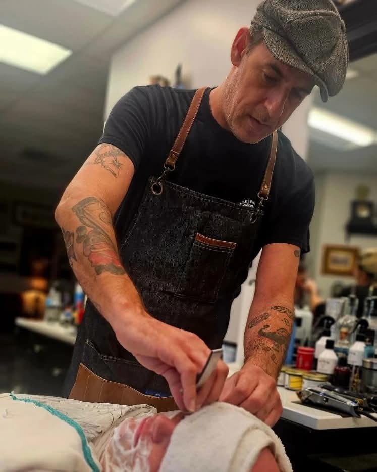 Farrell Stephens, founder and master barber of Pomade & Tonic Traditional Barbershop